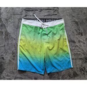American Eagle Swim Shorts Men's Size Medium Green